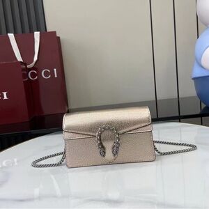 Chic Gold Mini Bag with Chain Strap